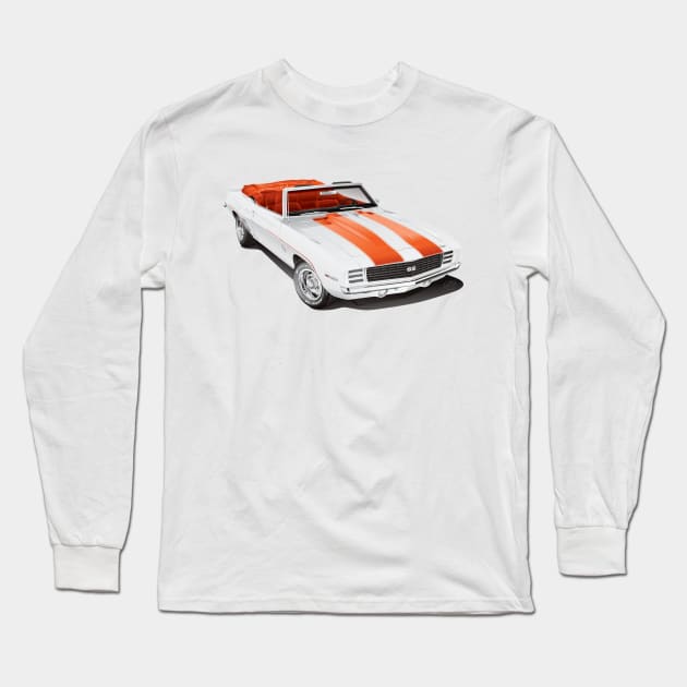 1969 Camaro Pace Car Long Sleeve T-Shirt by gregspradlin